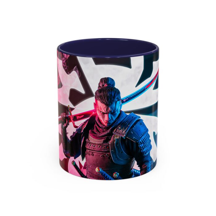 Samurai Warrior Accent Coffee Mug - Bold Design for Tea and Coffee Lovers