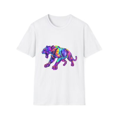 Vibrant Tiger Graphic Unisex Softstyle T-Shirt - Perfect for Animal Lovers