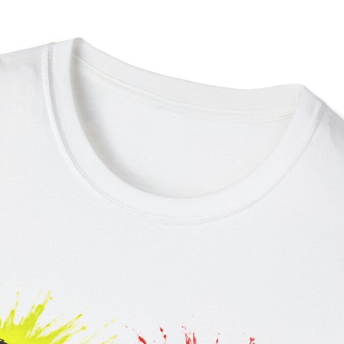 Bold 'Burn the Rules' Unisex Softstyle T-Shirt – Creative Art Tee for Free Spirits - Image 5